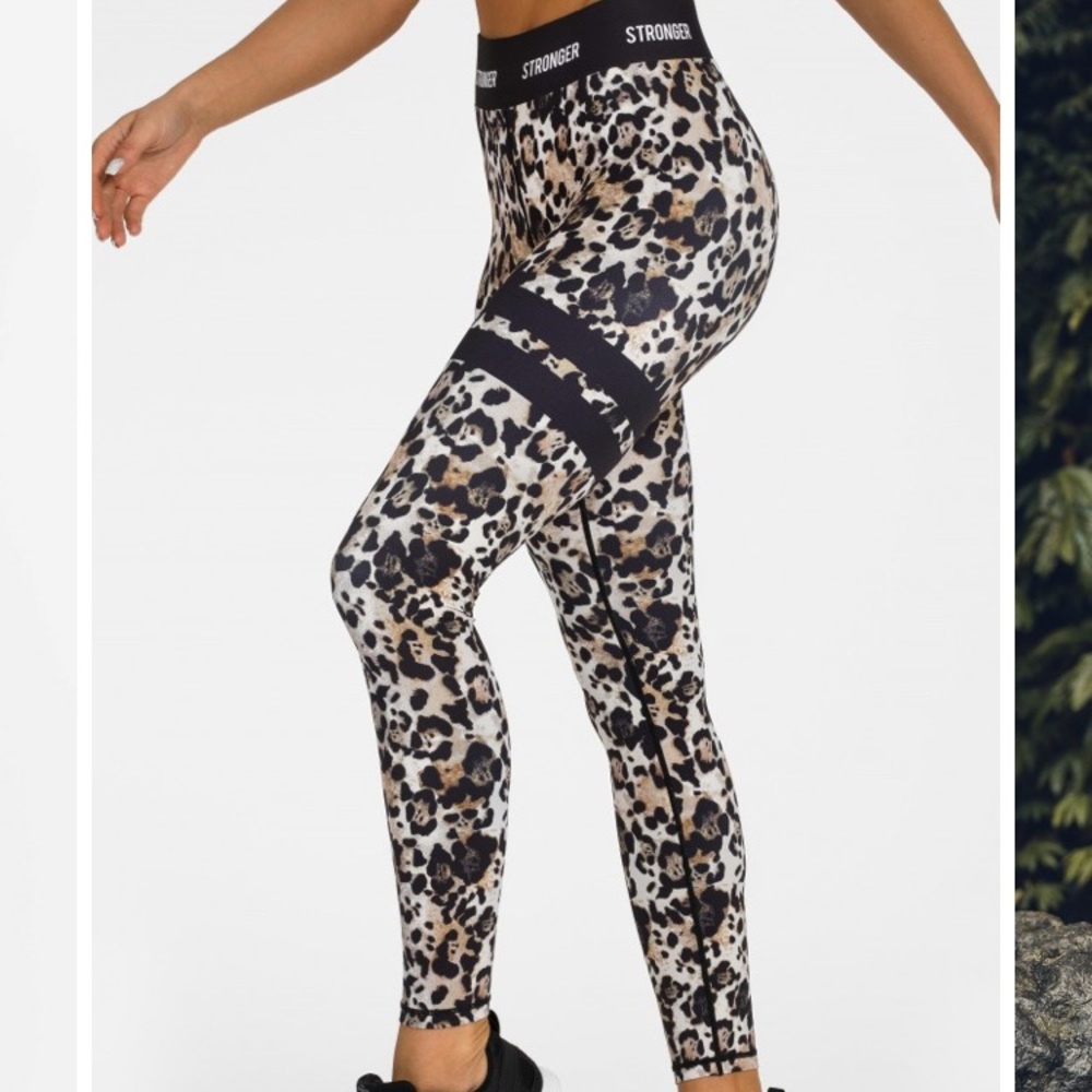 leopard print leggings